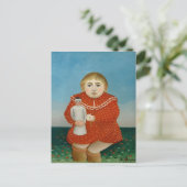 Henri Rousseau- Het meisje met een pop Briefkaart (Staand voorkant)