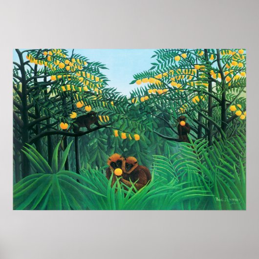 Henri Rousseau Het Poster van Tropics (Voorkant)