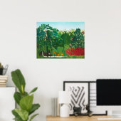 Henri Rousseau Het Poster Waterfall (Thuiskantoor)