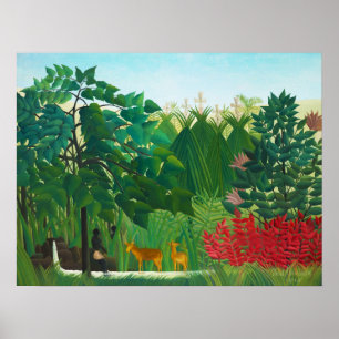 Henri Rousseau Het Poster Waterfall