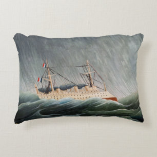 Henri Rousseau - Het schip in de storm Accent Kussen