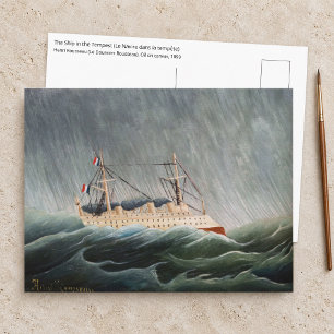 Henri Rousseau - Het schip in de storm Briefkaart