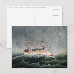 Henri Rousseau - Het schip in de storm Briefkaart