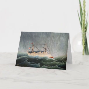 Henri Rousseau - Het schip in de storm Kaart