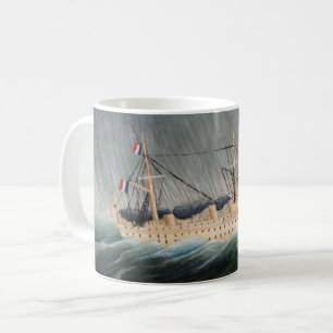 Henri Rousseau - Het schip in de storm Koffiemok