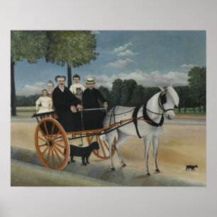 Henri Rousseau - Het vervoer van Fr. Junier Poster