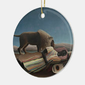 Henri Rousseau is de slapende zigeuner Keramisch Ornament (Links)