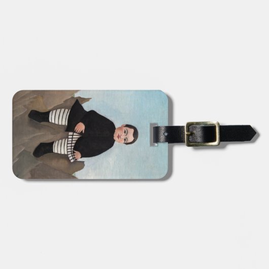 Henri Rousseau - Jongen op de Rocks Bagagelabel (Voorkant horizontaal)