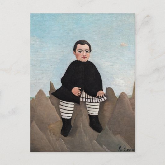 Henri Rousseau - Jongen op de Rocks Briefkaart (Voorkant)