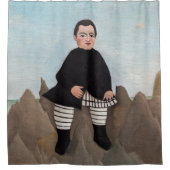 Henri Rousseau - Jongen op de Rocks Douchegordijn (Voorkant)