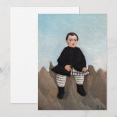 Henri Rousseau - Jongen op de Rocks Kaart (Voorkant / Achterkant)