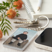 Henri Rousseau - Jongen op de Rocks Sleutelhanger (Voorkant Rechts)