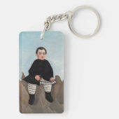 Henri Rousseau - Jongen op de Rocks Sleutelhanger (achterkant)