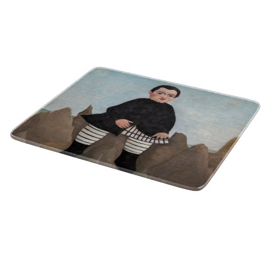 Henri Rousseau - Jongen op de Rocks Snijplank (Hoek)