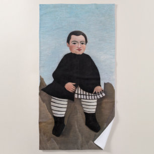 Henri Rousseau - Jongen op de Rocks Strandlaken