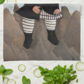 Henri Rousseau - Jongen op de Rocks Theedoek (Gevouwen)