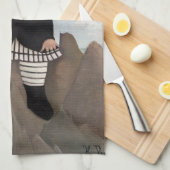 Henri Rousseau - Jongen op de Rocks Theedoek (Quarter Fold)