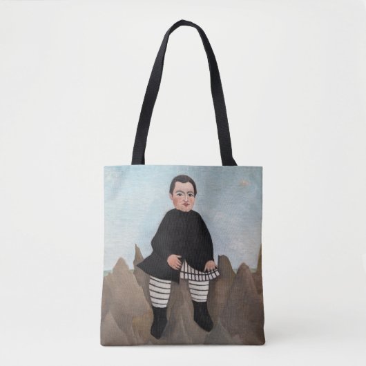 Henri Rousseau - Jongen op de Rocks Tote Bag (Voorkant)