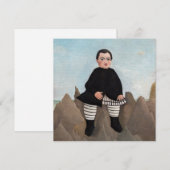 Henri Rousseau - Jongen op de rotsen Bedankkaart (Voorkant / Achterkant)