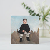 Henri Rousseau - Jongen op de rotsen Bedankkaart (Staand voorkant)