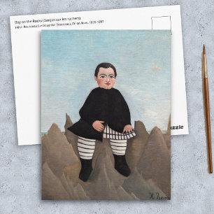 Henri Rousseau - Jongen op de rotsen Briefkaart