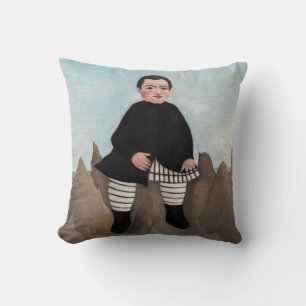 Henri Rousseau - Jongen op de rotsen Kussen