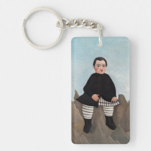 Henri Rousseau - Jongen op de rotsen Sleutelhanger