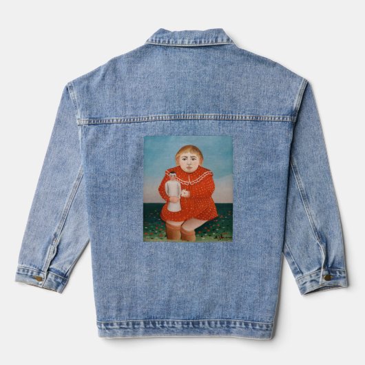 Henri Rousseau - Kind met een Doll Denim Jacket (Achterkant)