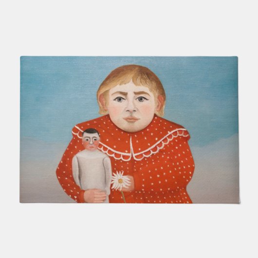 Henri Rousseau - Kind met een Doll Deurmat (Voorkant)
