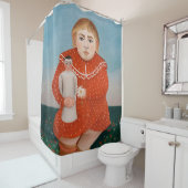 Henri Rousseau - Kind met een Doll Douchegordijn (In situ)