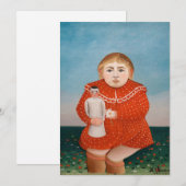 Henri Rousseau - Kind met een Doll Kaart (Voorkant / Achterkant)