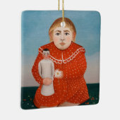 Henri Rousseau - Kind met een Doll Keramisch Ornament (Rechts)