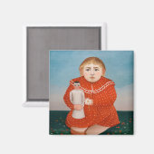 Henri Rousseau - Kind met een Doll Magneet (Voorkant / Achterkant)