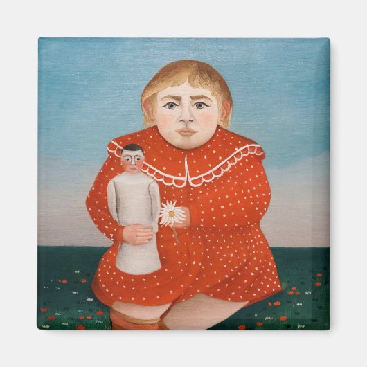 Henri Rousseau - Kind met een Doll Magneet (Voorkant)