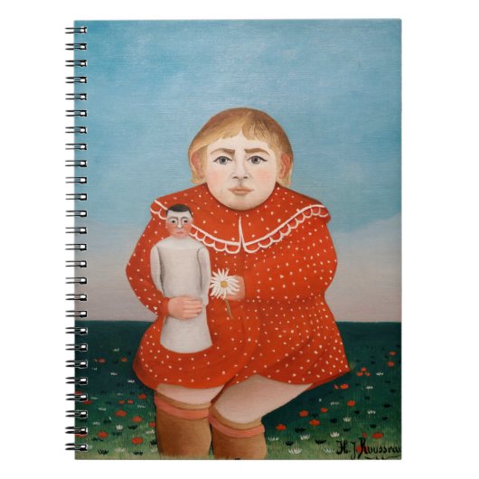 Henri Rousseau - Kind met een Doll Notitieboek (Voorkant)