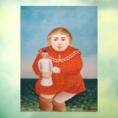 Henri Rousseau - Kind met een Doll Raamsticker (Vel 3)