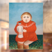 Henri Rousseau - Kind met een Doll Raamsticker (Vel 2)
