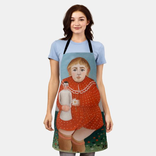 Henri Rousseau - Kind met een Doll Schort (Gedragen)