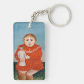 Henri Rousseau - Kind met een Doll Sleutelhanger (achterkant)