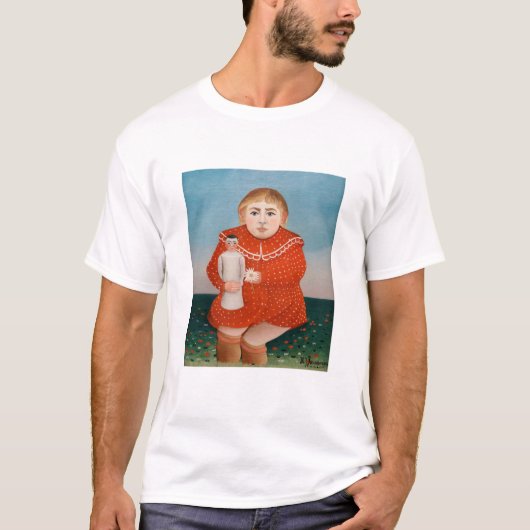 Henri Rousseau - Kind met een Doll T-shirt (Voorkant)