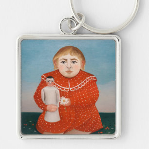 Henri Rousseau - Kind met een pop Sleutelhanger
