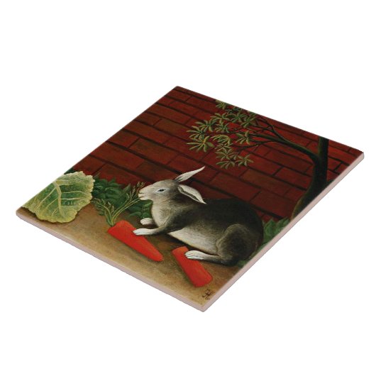 Henri Rousseau - Konijn Tegeltje (Zijkant)