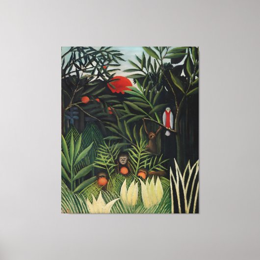 Henri Rousseau kunst Canvas Afdruk (Voorkant)