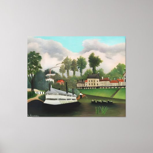 Henri Rousseau kunst Canvas Afdruk (Voorkant)