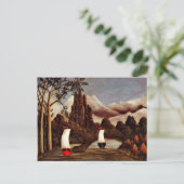 Henri Rousseau kunst: De oevers van de Oise Briefkaart (Staand voorkant)