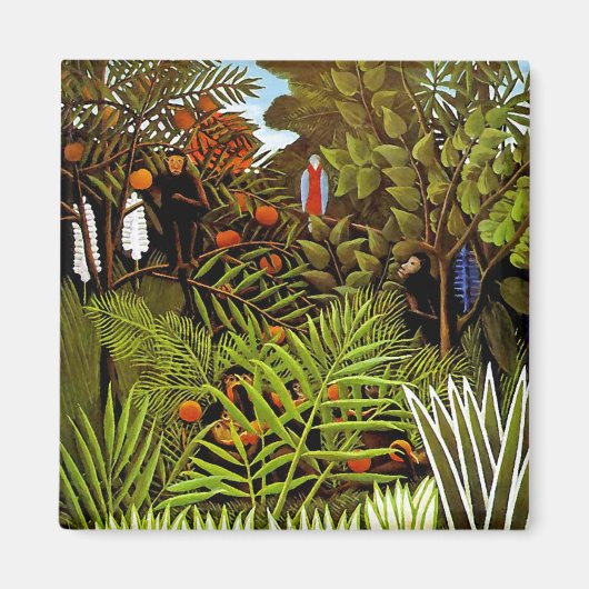 Henri Rousseau - Kunst voor het Oerwoud van het ex Magneet (Voorkant)