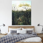 Henri Rousseau kunstschilderij Canvas Afdruk (Insitu (Slaapkamer))