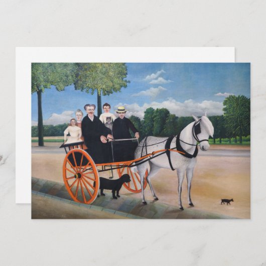 Henri Rousseau - La Carriole du pere Junier Bedankkaart (Voorkant / Achterkant)