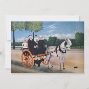 Henri Rousseau - La Carriole du pere Junier Bedankkaart