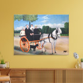 Henri Rousseau - La Carriole du pere Junier Canvas Afdruk (Insitu (Woonkamer))